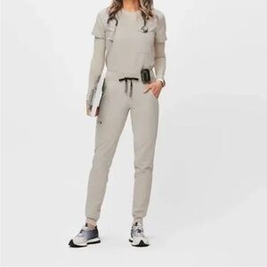 Figs Zamora Jogger Scrub Pant in Bone XXL